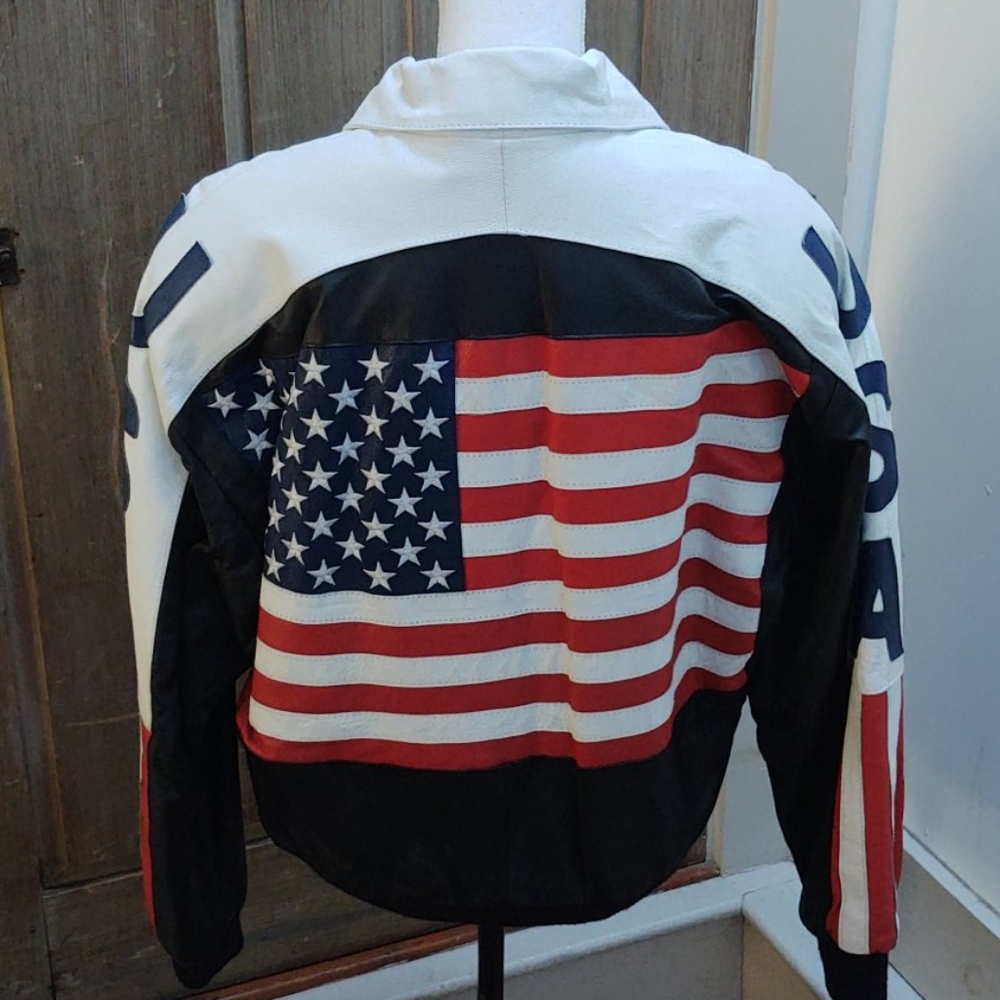 SOLD🌟⭐HP⭐Michael Hoban USA leather jacket - Picture 6 of 11